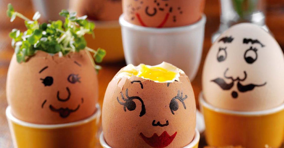 Painted Boiled Eggs Eggrecipes